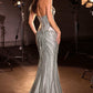 Ladivine CD697 Mermaid Evening Gown Strapless Sweetheart