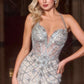 Ladivine CD716 Long Fitted Glamour Gown Halter Strap Crystal Embellishments