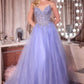 Ladivine CD721 Strapless A-Line Sweetheart Corset Bodice Formal Dress
