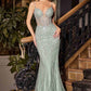 Ladivine CD759 Embellished Fit & Flare Prom Dress