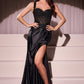 Ladivine CD775 Dress Fitted Satin & Lace Gown