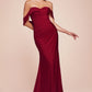 Ladivine CD790 Dress Off the Shoulder Stretch Spandex Gown