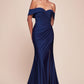 Ladivine CD790 Dress Off the Shoulder Stretch Spandex Gown