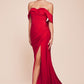 Ladivine CD790 Dress Off the Shoulder Stretch Spandex Gown