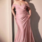 Ladivine CD790C Dress Off the Shoulder Stretch Spandex Curve Gown