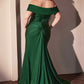 Ladivine CD790C Dress Off the Shoulder Stretch Spandex Curve Gown