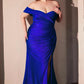 Ladivine CD790C Dress Off the Shoulder Stretch Spandex Curve Gown