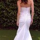Ladivine CD791W Wedding Dress Strapless Stretch Satin Bridal Gown