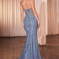Ladivine CD794 Dress Strapless Sweetheart Crystal Fitted Gown