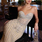 Ladivine CD794 Dress Strapless Sweetheart Crystal Fitted Gown