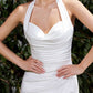 Ladivine CD796W Dress Stretch Spandex Fitted Halter Bridal Gown