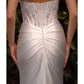 Ladivine CD797W Dress Strapless Sweetheart Satin Wedding Gown