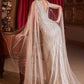 Ladivine CD865 Embellished Long Cape Sleeve Formal Gown