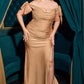 Cinderella Divine CD943C Long Fitted Stretch Jersey Formal Dress Off Shoulder