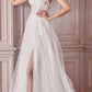 Cinderella Divine CD964W A-Line Boned Bodice Wedding Gown
