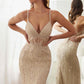 Cinderella Divine CD992 Floor Length Embellished Fitted Mermaid Gown