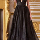 Cinderella Divine CD996 Floor Length A-line Glitter Ball Gown