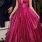 Cinderella Divine CD996 Floor Length A-line Glitter Ball Gown