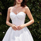 Ladivine CDS512W Dress Strapless Satin Bridal A-Line Ball Gown