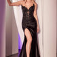 Ladivine CDS521 Dress Strapless Lace & Stretch Satin Gown