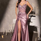 Ladivine CDS554 Opulent Off Shoulder Sparkle Fitted Gown