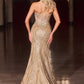 Ladivine CDS557 Fully Embellished Show Stopper Fitted Mermaid Gown
