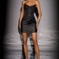 Ladivine CDS573 Fitted Short Mini Cocktail Dress Fitted Bodice