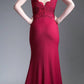 Cinderella Divine CF158 Off Shoulder Floor Length Evening Gown Applique Bodice