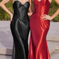 Cinderella Divine CH112 Floor Length Satin Corset Fitted Gown