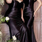 Cinderella Divine CH163C Strapless Off the Shoulder Fitted Gown