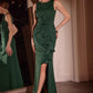 Ladivine CH377 Long Fitted Neoprene Dress