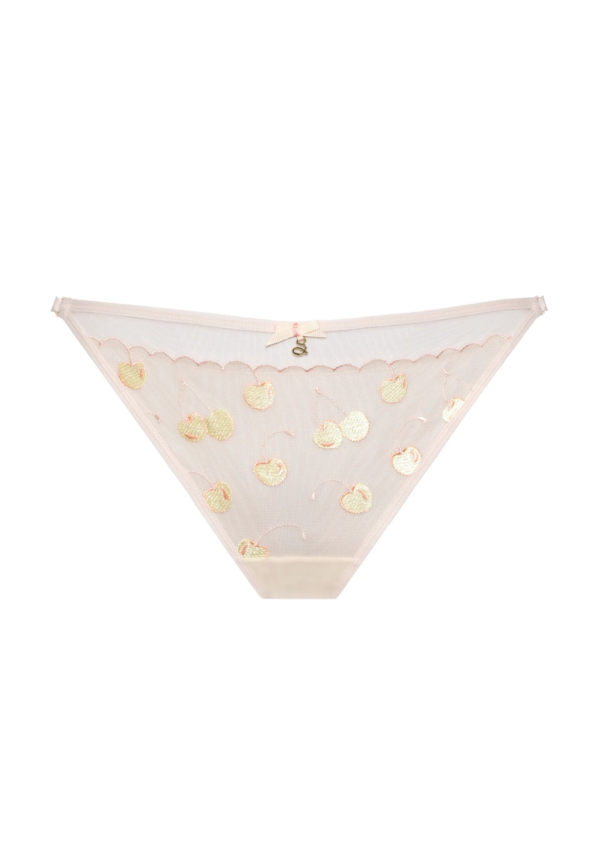 Samanta Cherie Pastel Sheer String Thong Panty-4