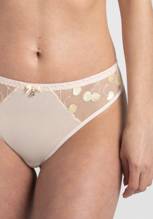 Samanta Cherie Pastel Sheer Brazilian Panty-0