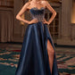 Ladivine CK2405 Luxurious Ball Gown Mikado Strapless Sweetheart