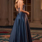 Ladivine CK2405 Luxurious Ball Gown Mikado Strapless Sweetheart