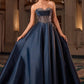 Ladivine CK2405 Luxurious Ball Gown Mikado Strapless Sweetheart