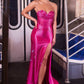 Ladivine CK918 Glamour Sweetheart Boned Bodice Fitted Shimmering Gown