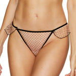 Sheer Ruffle Thong Panties Gorteks Clio-0