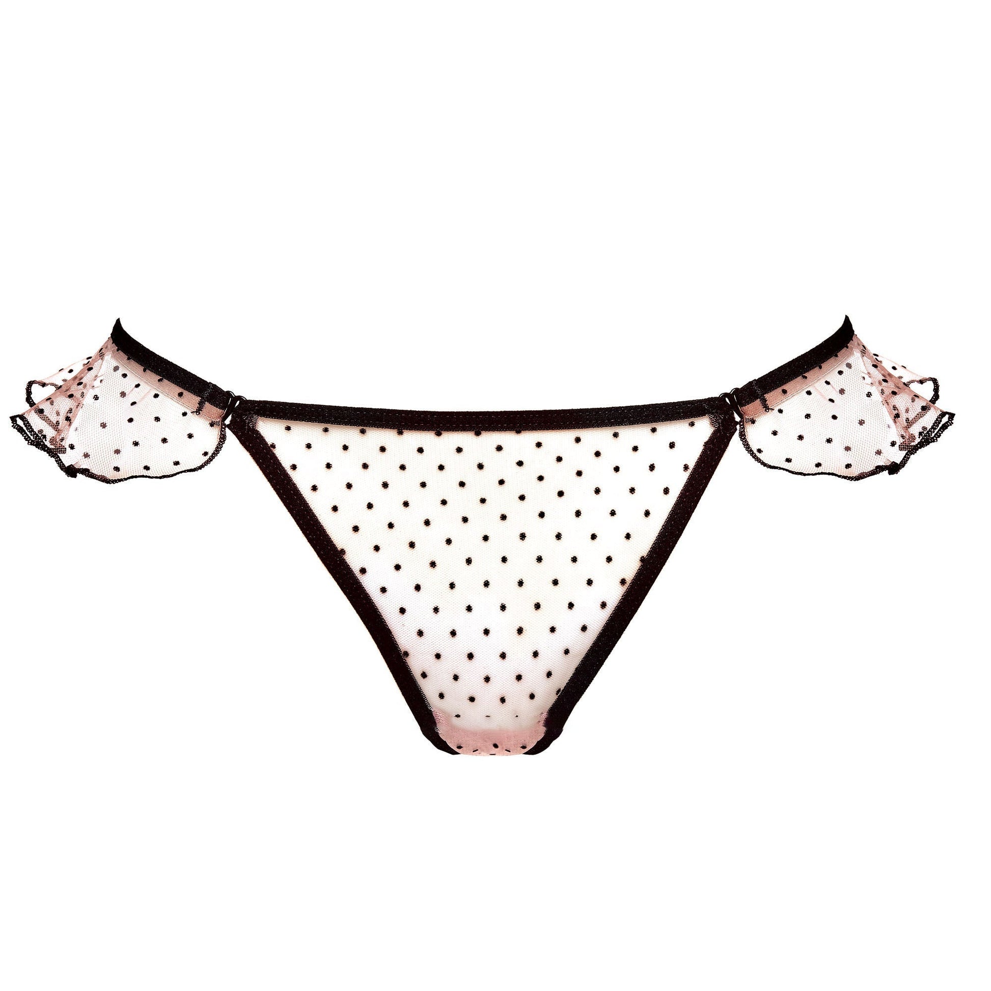 Gorteks Clio Sheer Ruffle Thong Panties-4