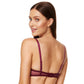 Transparent Demi Underwire Bra Gorteks Coco Burgundy-1