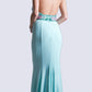 CLEARANCE - Cinderella Divine CR770 Long Fitted Gown Beaded Halter Neck (Size 4)