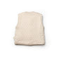 Organic Polka Dot Sherpa Baby Vest