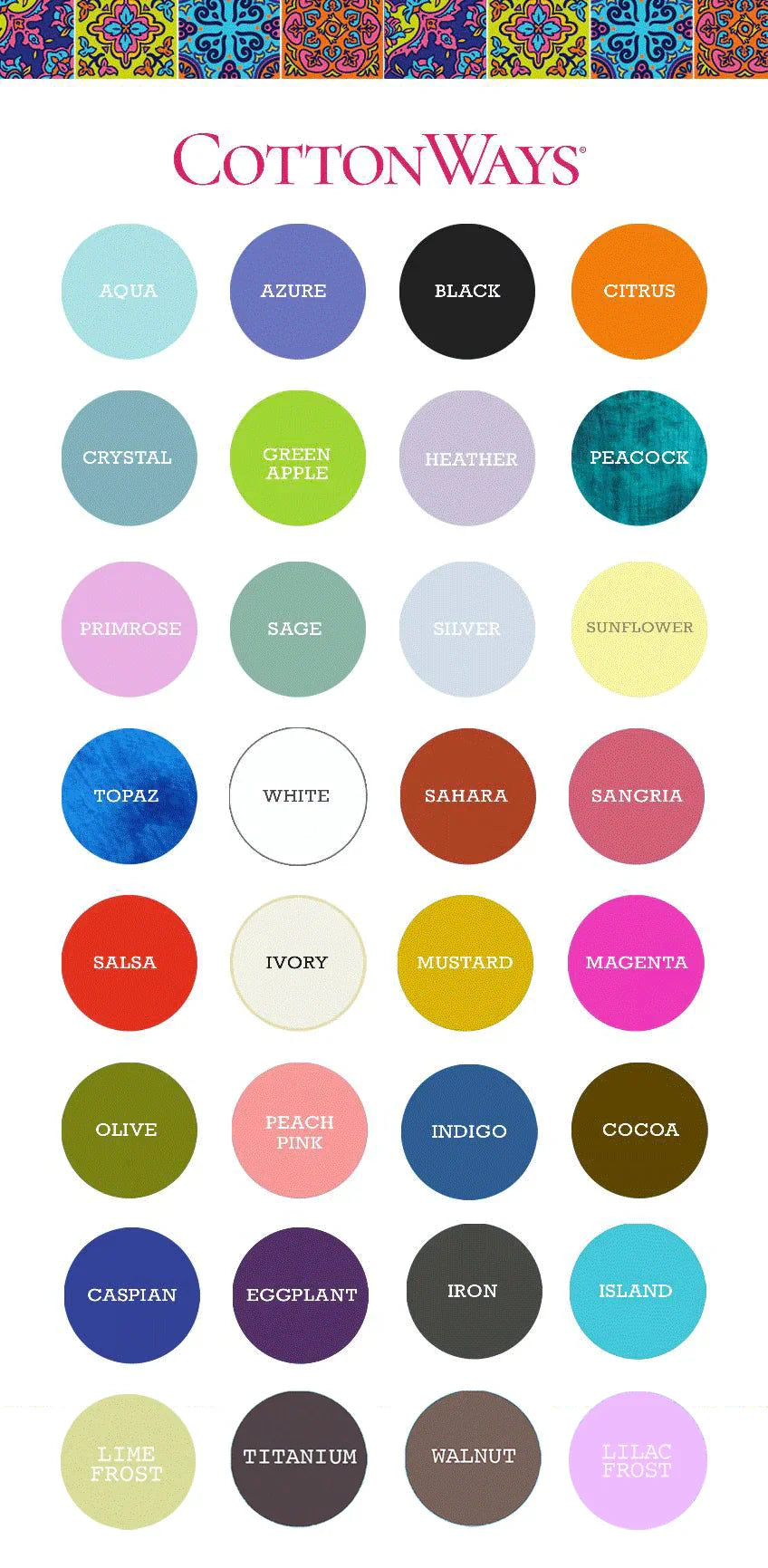 Women's Cottonways cotton gauze Angela top color swatches