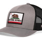California Flag Trucker Hat  |  CA Snapback