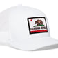 California Flag Trucker Hat  |  CA Snapback
