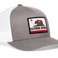 California Flag Trucker Hat  |  CA Snapback