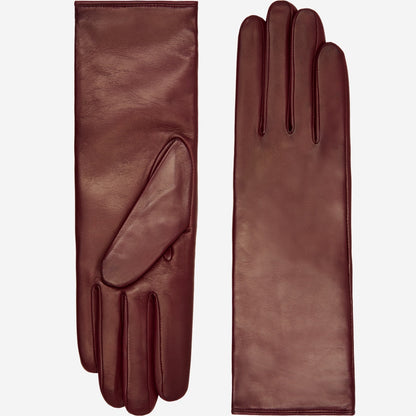 Italian leather opera gloves with luxurious cashmere lining, designed for winter warmth and elegant style.