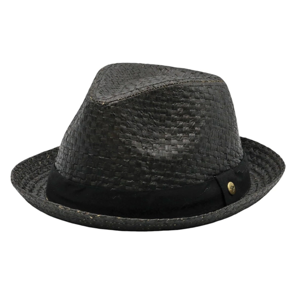 HatCountry Peter Grimm Carlo straw fedora hat with a classic crown and brim shape