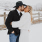 Ivory Faux Fur Bridal Jacket (Anna Ivy07)