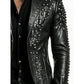 Carter Black Leather Blazer – Sophisticated Leather Blazer for Men